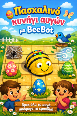 Το BeeBot στο κυνήγι των πασχαλινών αυγών